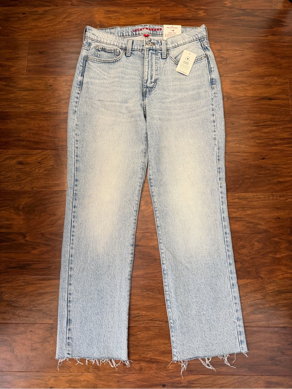 NWT Lucky Brand Zoe High Rise Straight Jeans Size 28/6